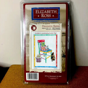 Elizabeth Ross Prickly Pear Banner 24x36 Cat